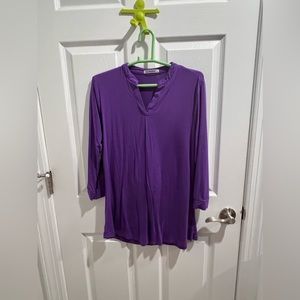 Purple long sleeve Tee